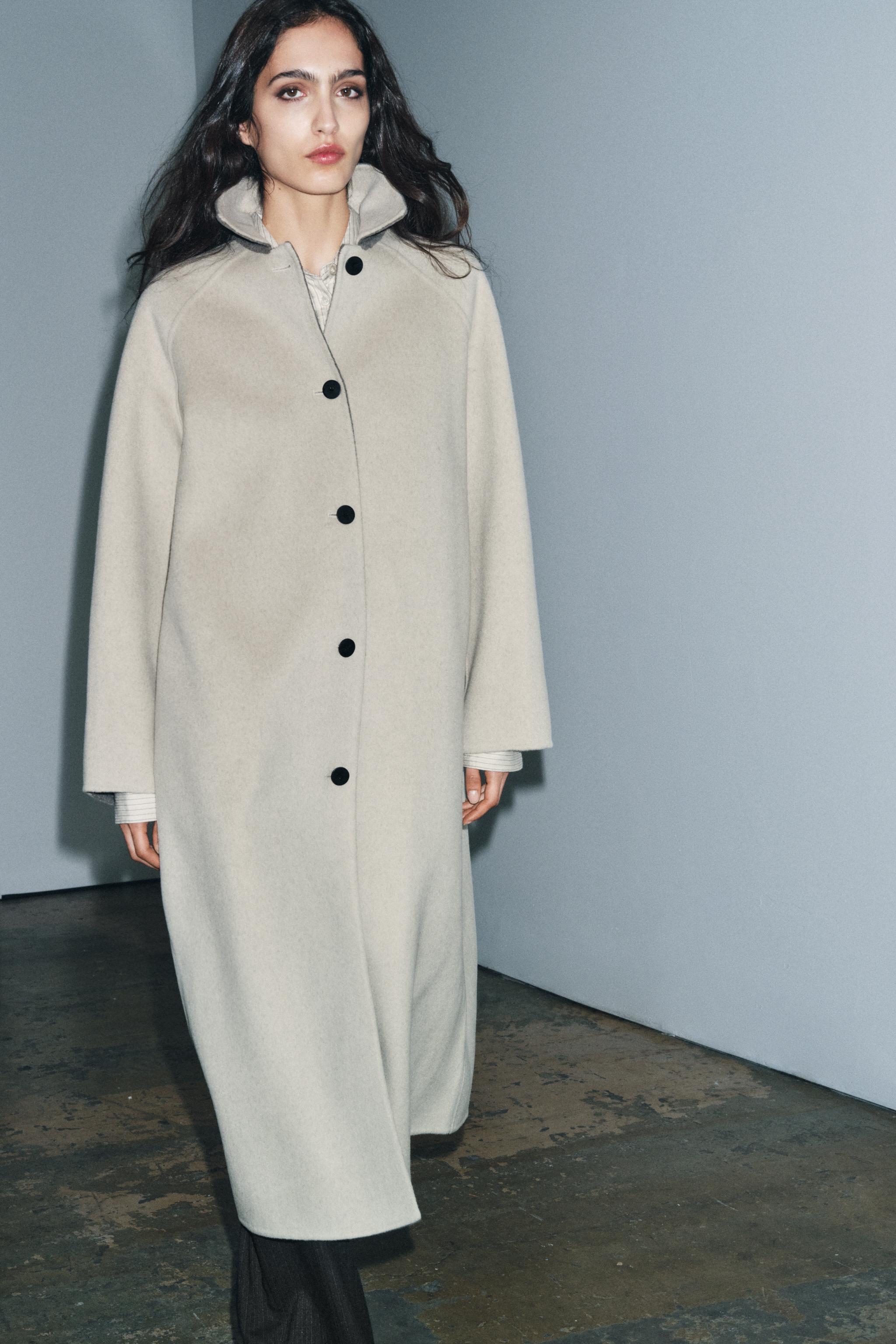 ZW COLLECTION LIMITED EDITION LONG WOOL BLEND COAT